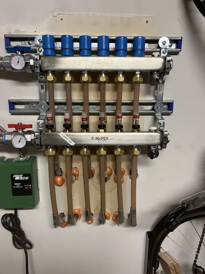 Plumber performing Leak Detection at a residential property in Palmer